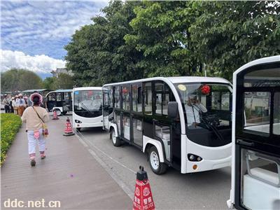  利凯士得电瓶旅游观光车 电动游览景区观光车